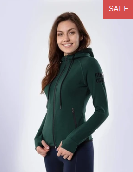 Gym+Coffee - Women's Forest Green Hoodie